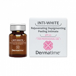 INTI-WHITE – Rejuvenating Depigmenting Peeling Intimate (Dermatime) – Омолаживающий осветляющий пилинг для деликатных зон / pH 3.5